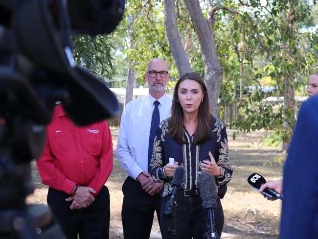 A new social housing project has been announced for Maryborough after Housing Minister Meaghan Scanlon visited the Wide Bay on Wednesday as the region’s housing crisis was addressed by the city’s state member Bruce Saunders.