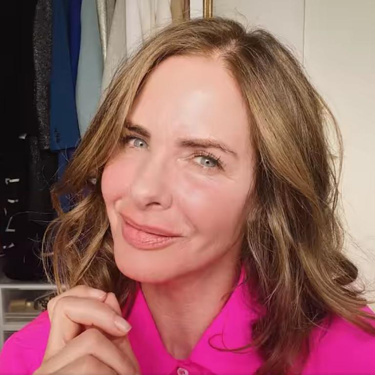 Trinny Woodall has created a product that helps combat the signs of stress on your face. Picture: Instagram/TrinnyWoodall