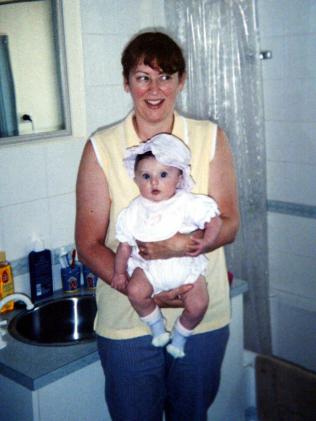 Anna Kemp with daughter Gracie when she was a baby. Picture: Supplied