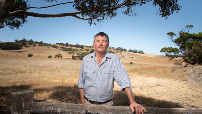 Kangaroo Island Mayor Michael Pengilly at Emu Bay. Picture: Brad Fleet