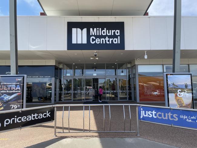 Holtham exposed his penis to two underage girls at a women’s clothing store at Mildura Central. Picture: Stuart Kavanagh