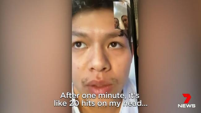 Victim Harry Sumantri was attacked by a friend he’d lent money to. Source: 7 News