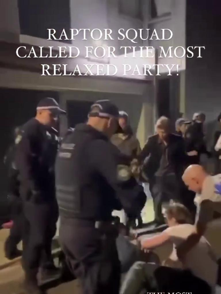 Police speak out after footage of wild raid on Sydney party went viral ...