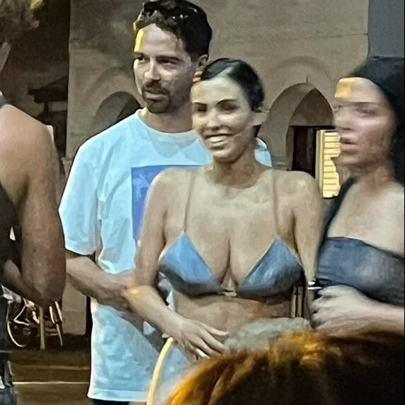 Bianca Censori was spotted in Melbourne on Friday night. Picture: Daily Mail