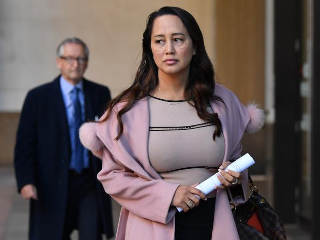 Rebekah Giles arrives at the Supreme Court in Sydney. Picture: NCA NewsWire/Joel Carrett