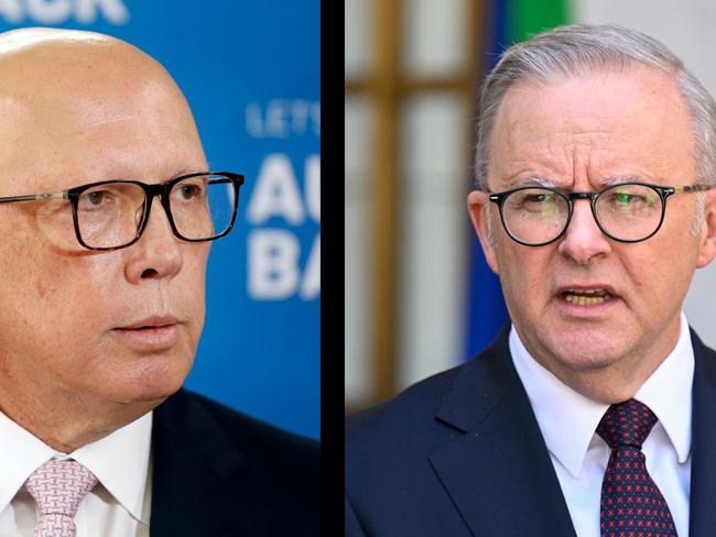 Peter Dutton and Anthony Albanese