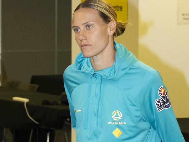 FIFA Women's World Cup press conference with Matilda's Emily van Egmond at Queensland Sports and Athletics Centre, Nathan, Thursday, August 10, 2023 - Picture: Richard Walker