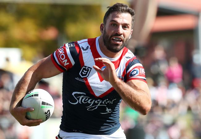 James Tedesco had a blinder in the round 23 NRL match between the St George Illawarra Dragons and the Sydney Roosters (Photo by Jono Searle/Getty Images)