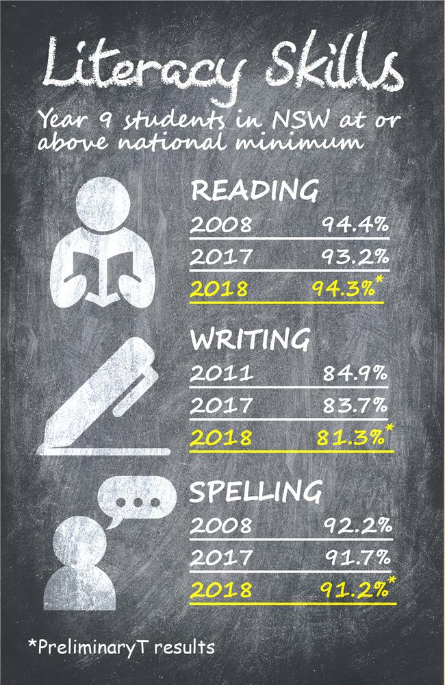 A snapshot of where Year 9 students are in literacy skills.