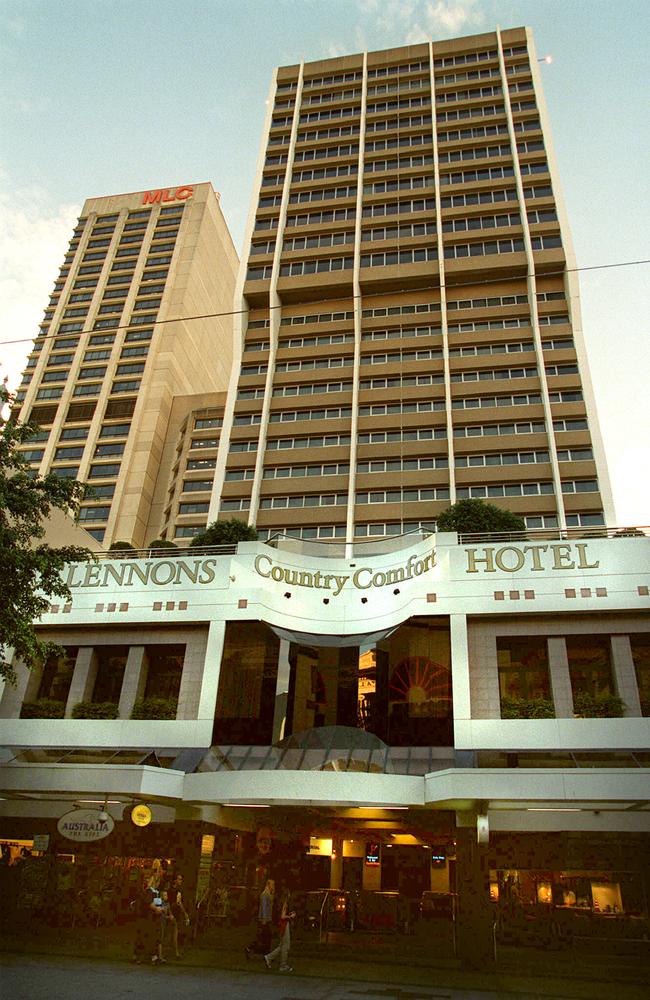 On August 14, 1976, 46-year-old Rex Kable Keen – a hotel manager from Bowen – was found dead in a room at the Lennons Hotel in Queens street. Picture: Barry Pascoe