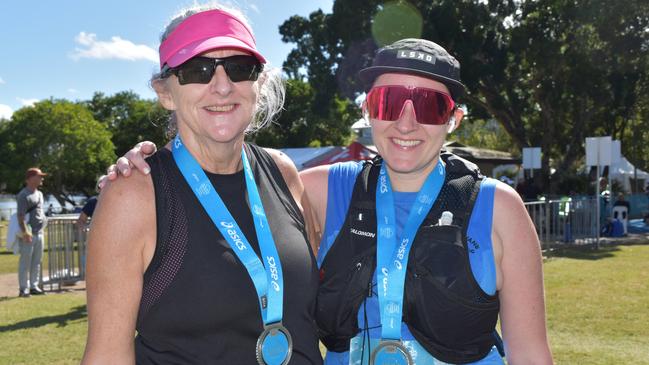 Grace and Sharon Prosperi at the Noosa Marathon 2024.