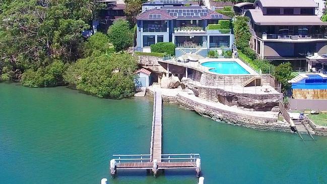 The Beck’s Lane Cove mansion. The couple has also purchased the property next door to extend their estate. Picture: realestate.com.au