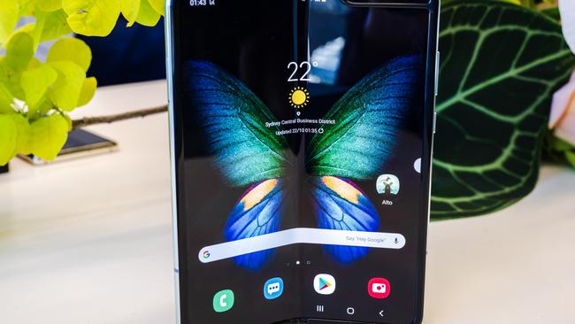 The Samsung Galaxy Fold. Picture: Jennifer Dudley-Nicholson