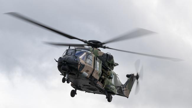 An Australian Army MRH-90 Taipan helicopter.