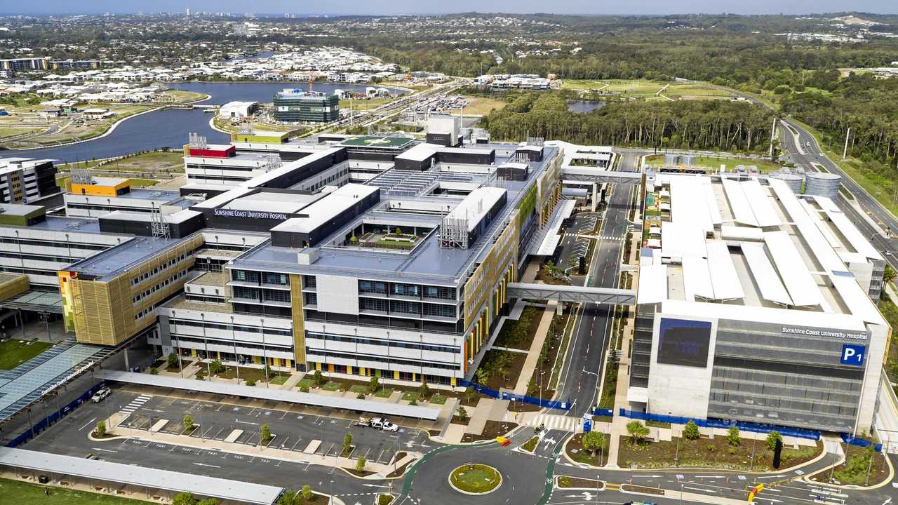 Bird's eye view, Sunshine Coast University Hospital. Picture: Sunshine Coast Hospital and Heal