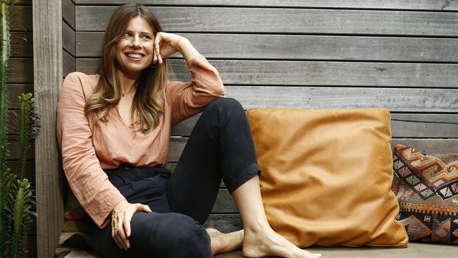 Carla Oates from The Beauty Chef at her Bondi home. Picture: John Appleyard