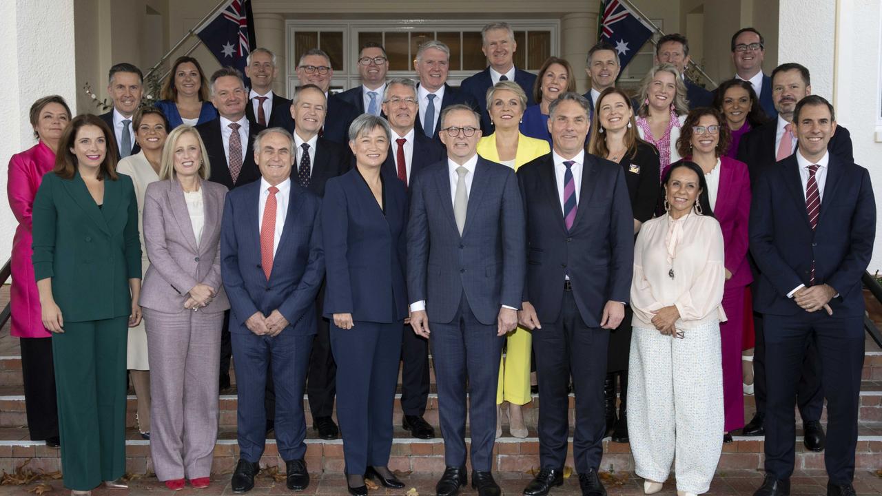 Anthony Albanese’s ministry has remained unchanged since their swearing in after the 2022 election. Picture: NewsWire / Andrew Taylor