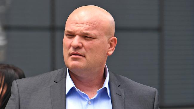 Alleged drug kingpin Ivan Tesic at the Supreme Court in Brisbane this week. Picture: John Gass/AAP 