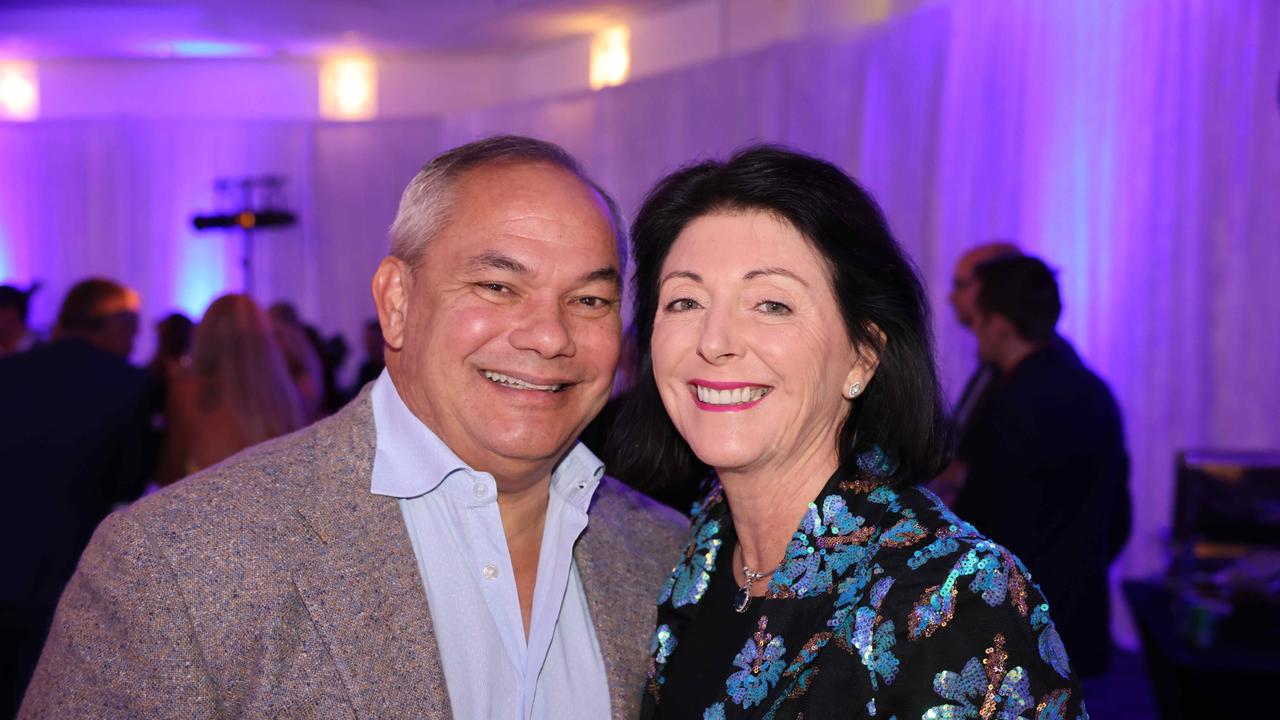 Tom Tate and Ruth Tate at the 2024 Gold Coast Marathon welcome function at Crowne Plaza Surfers Paradise for Gold Coast at Large. Picture, Portia Large.