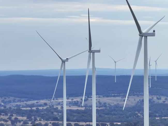 MacIntyre Turbines Completed - Acciona's MacIntyre wind farm in Queensland. Picture - Supplied