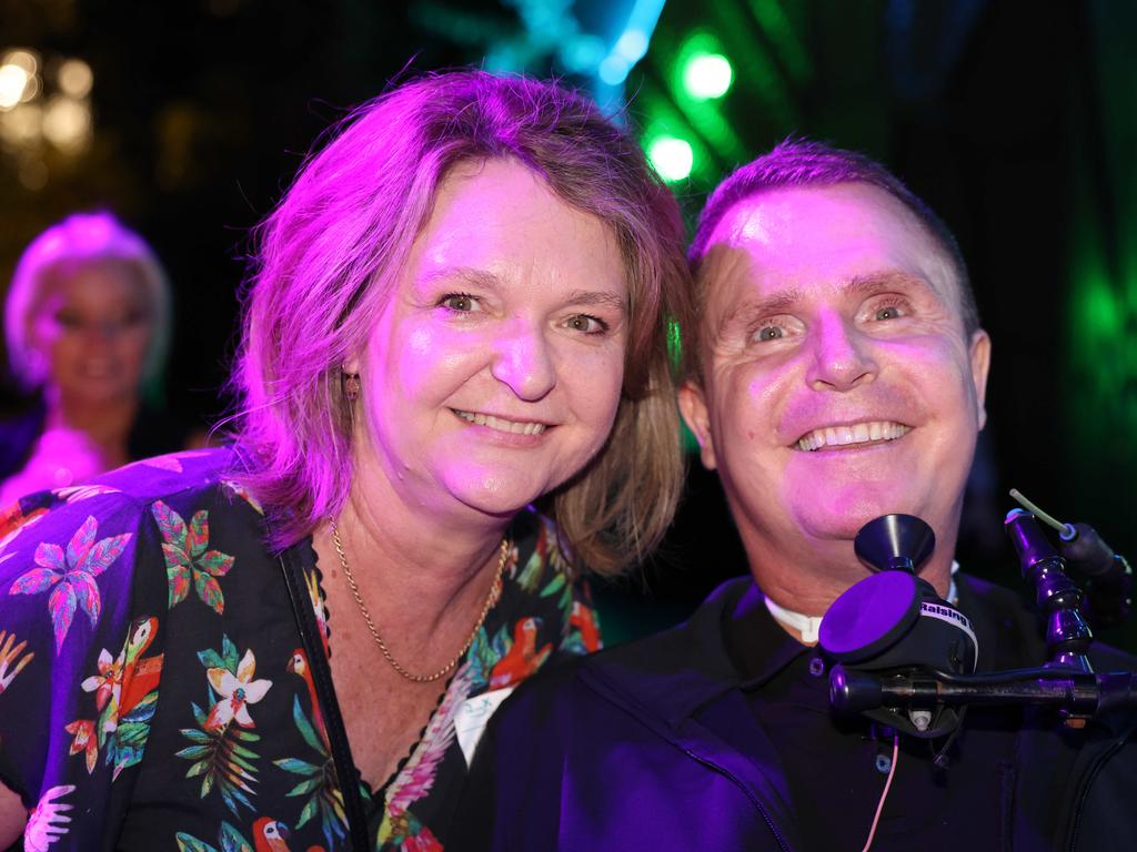 Letitia Maxwell and Perry Cross at the Perry Cross Spinal Research Foundation celebration at HOTA. Picture, Portia Large.