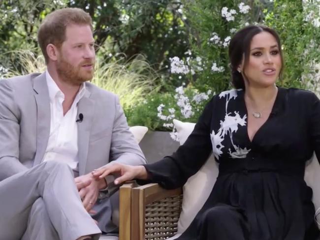 Harry and Meghan will not be silent about their feud with the Royal Family. Picture: CBS