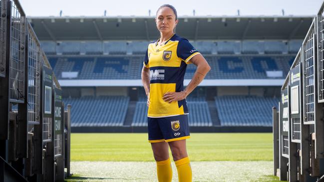 Kyah Simon has joined the Central Coast Mariners. Picture: Supplied