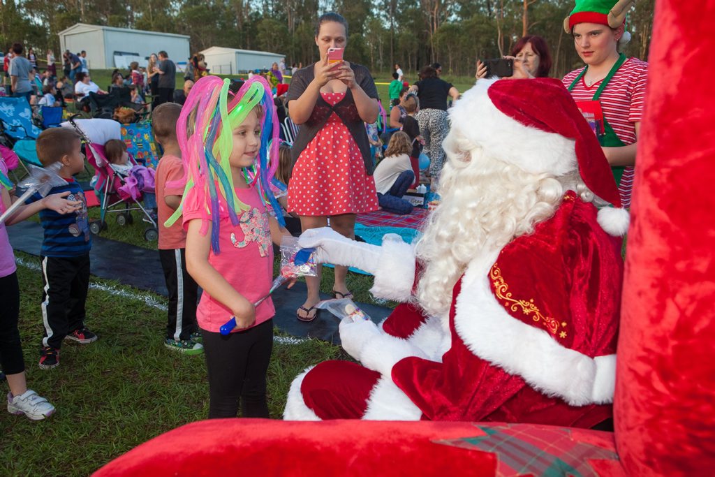 Santa at Christmas Spectacular The Courier Mail