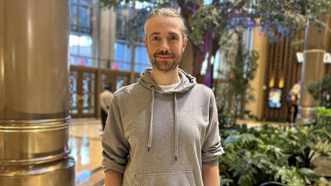 Atlassian co-founder Mike Cannon-Brookes on the sidelines of the company's Teams conference in Las Vegas. Picture: The Australian