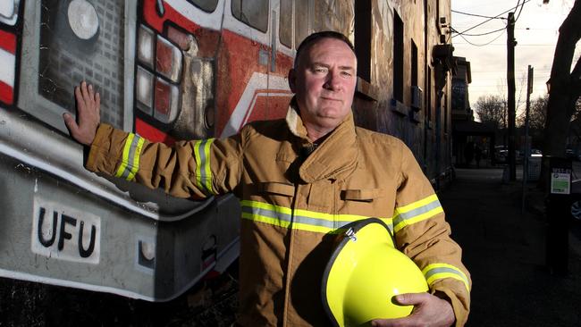 United Firefighters Union secretary Peter Marshall has been on leave.