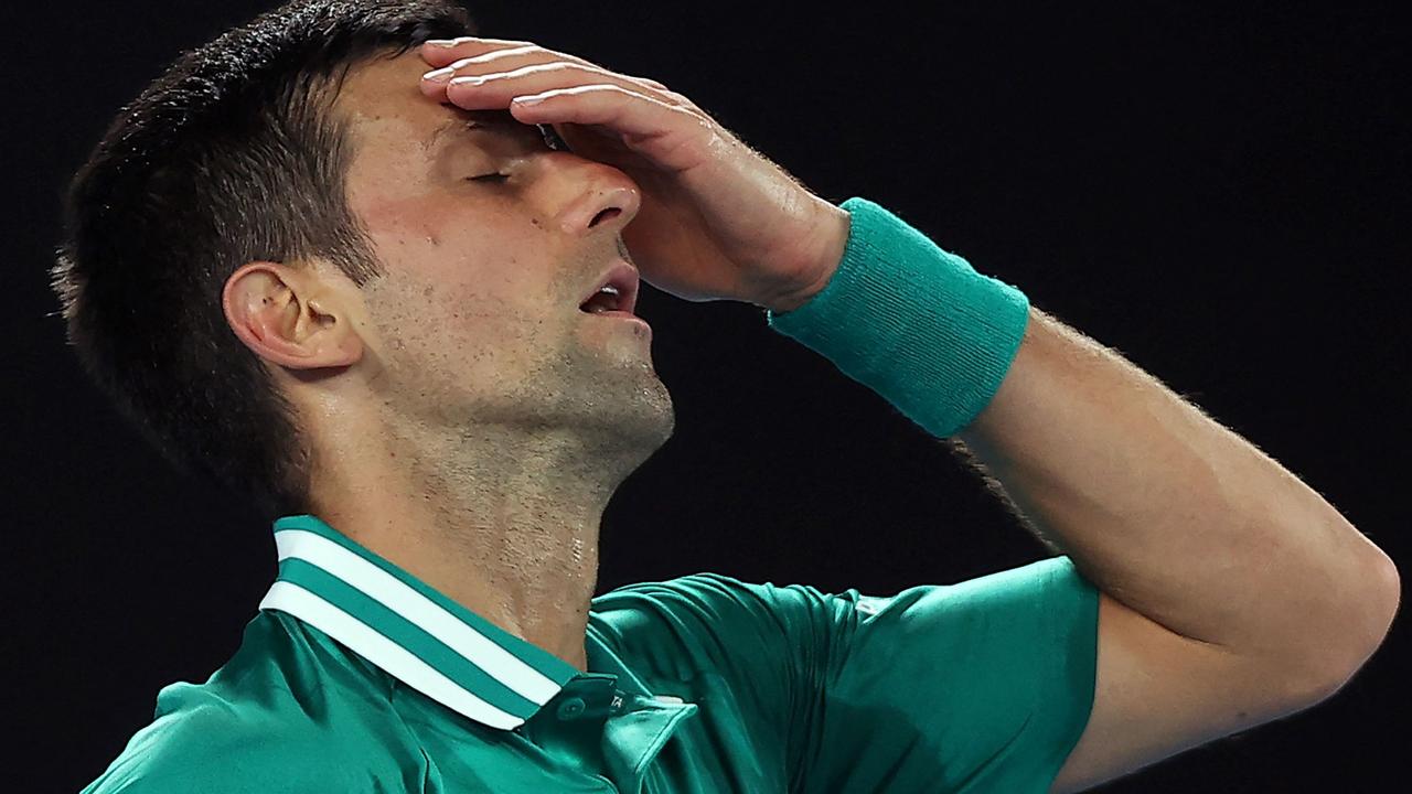 The Immigration Minister has decided to cancel Novak Djokovic’s visa for a second time. Picture: AFP