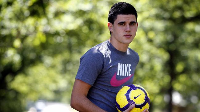 Socceroo Tom Rogic at 18 heading to England for a spot at the Premier League Academy before he was given a break at Central Coast Mariners.