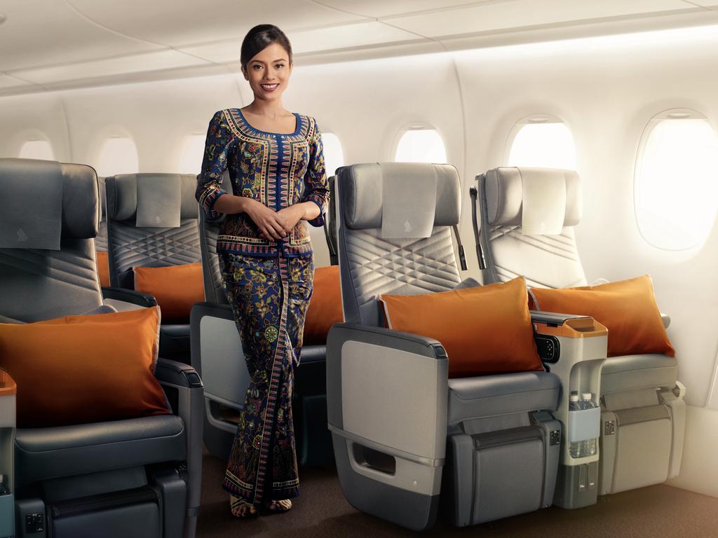 ESCAPE:  PEY overview, A350-900ULR Cabin Products, Singapore Airlines. Picture: Singapore Airlines