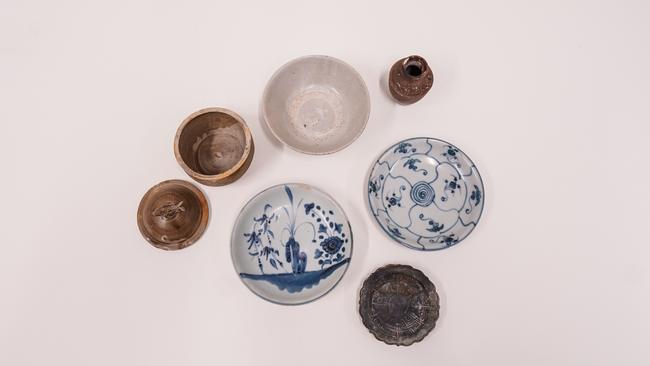 Ceramics from the Tek Sing. Picture: Supplied