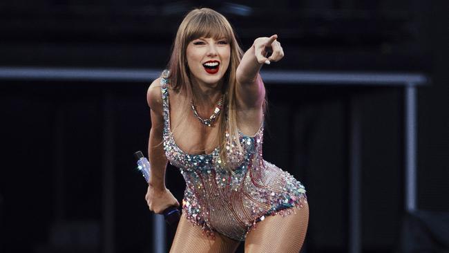 The end is in sight: Taylor Swift will close out her massive Eras tour in December. Picture: AFP