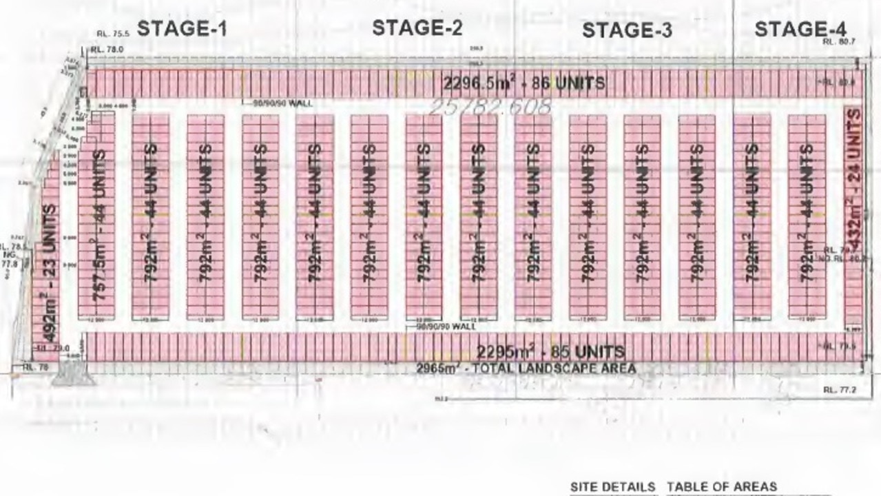 Developer Mammoth Property Investments has unveiled its plans for a self-storage centre boasting more than 800 sheds to be built on a 2.8ha vacant block near the Bonnick Rd dump.