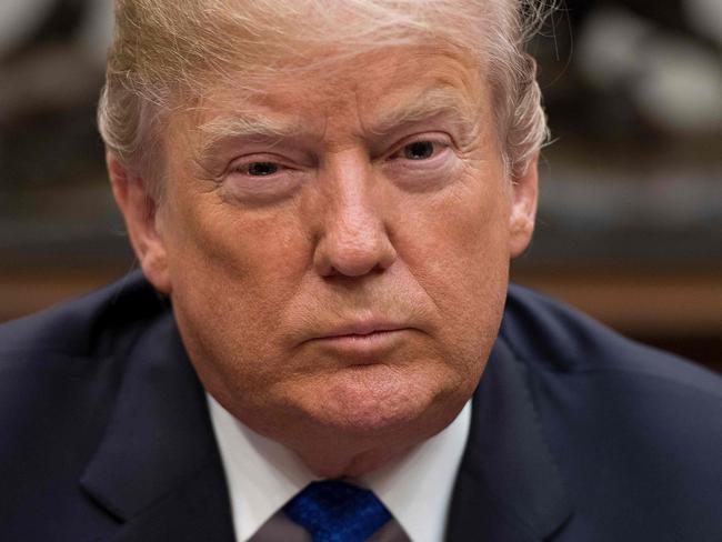 US President Donald Trump speaks during a meeting with Republican Members of the Senate about immigration at the White House in Washington, DC, on January 4, 2018. / AFP PHOTO / JIM WATSON