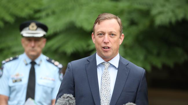 Queensland Health Minister Steven Miles says a new law to criminalise LGBT conversion therapy puts the state on the ‘right side of history’. Picture: Annette Dew