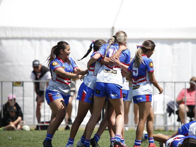 Koori Knockout - Day 4 Girls 15s GF Newcastle Yowies v Central West Maliyan Monday, 7 October 2024 Hereford St, Bathurst NSW 2795, Australia, Picture Warren Gannon Photography