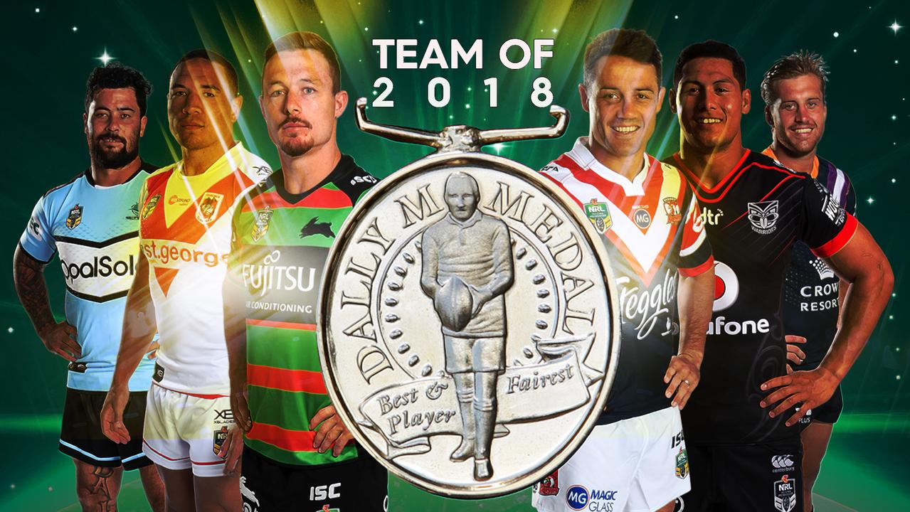 The foxsports.com.au Dally M Team of the Year.