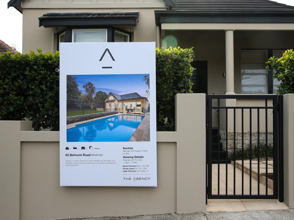 Westpac says the housing picture is “bleak”. Picture: Newscorp- Daily Telegraph / Gaye Gerard