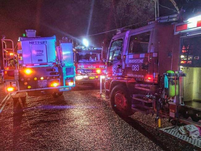 Fire and Rescue NSW crews at the scene. Picture: Riverstone Fire &amp; Rescue