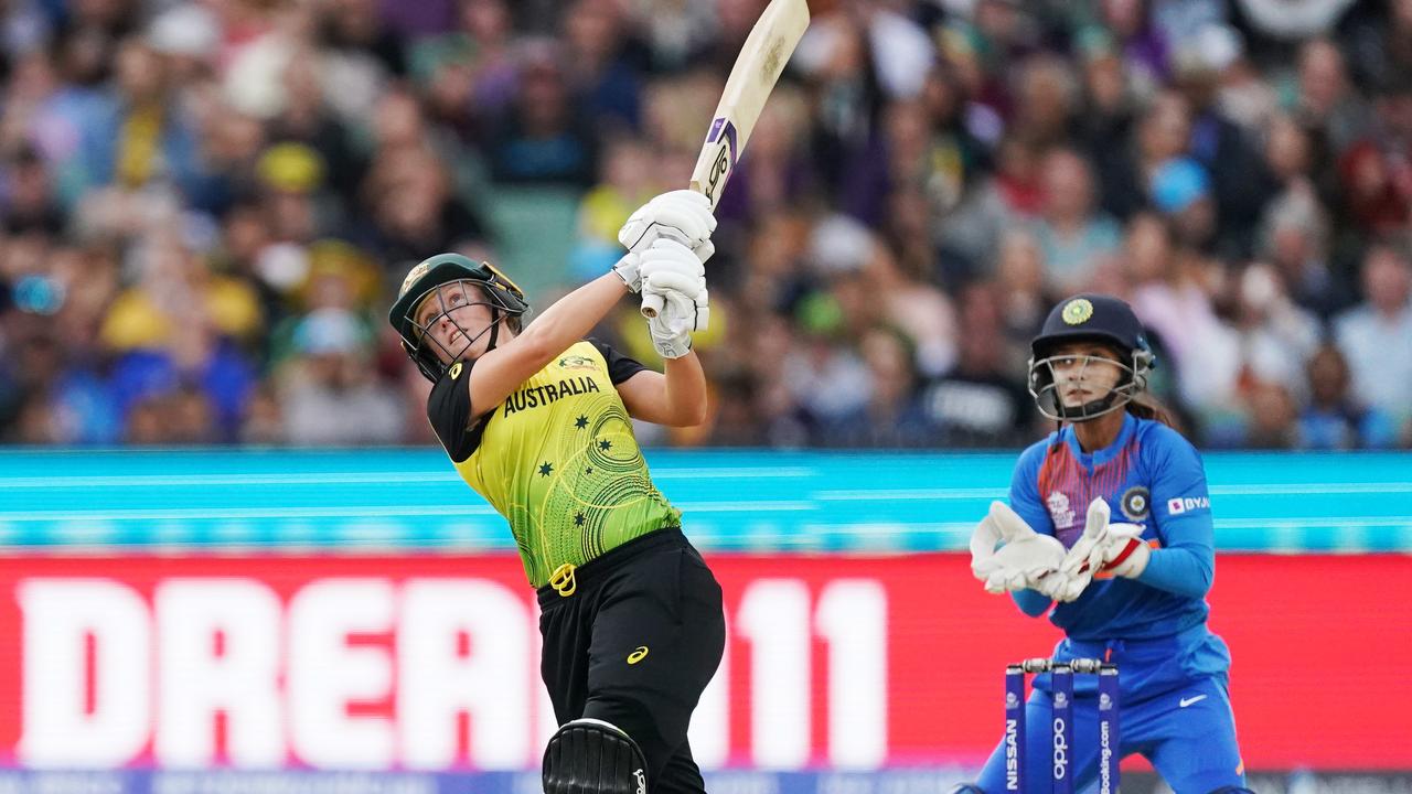 Alyssa Healy smashed India at the MCG. Photo: Michael Dodge/AAP Image.