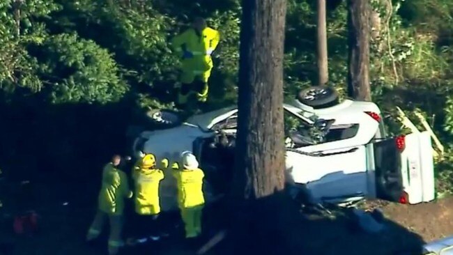 The little boy survived for two days before passing away in hospital. Photo: Nine News