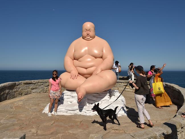 Horizon by Mu Boyan on the lookout at Marks Park. Picture: Peter Parks