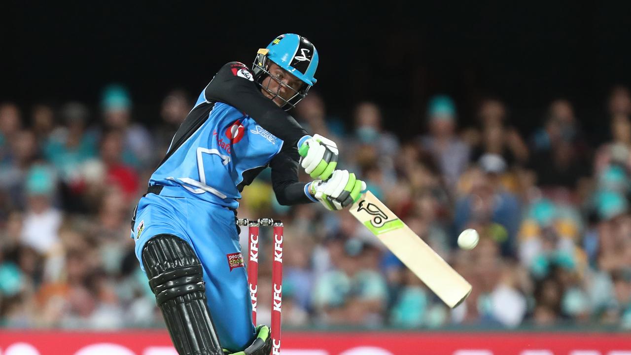 Alex Carey top scored for the Strikers. Photo: Chris Hyde/Getty Images.