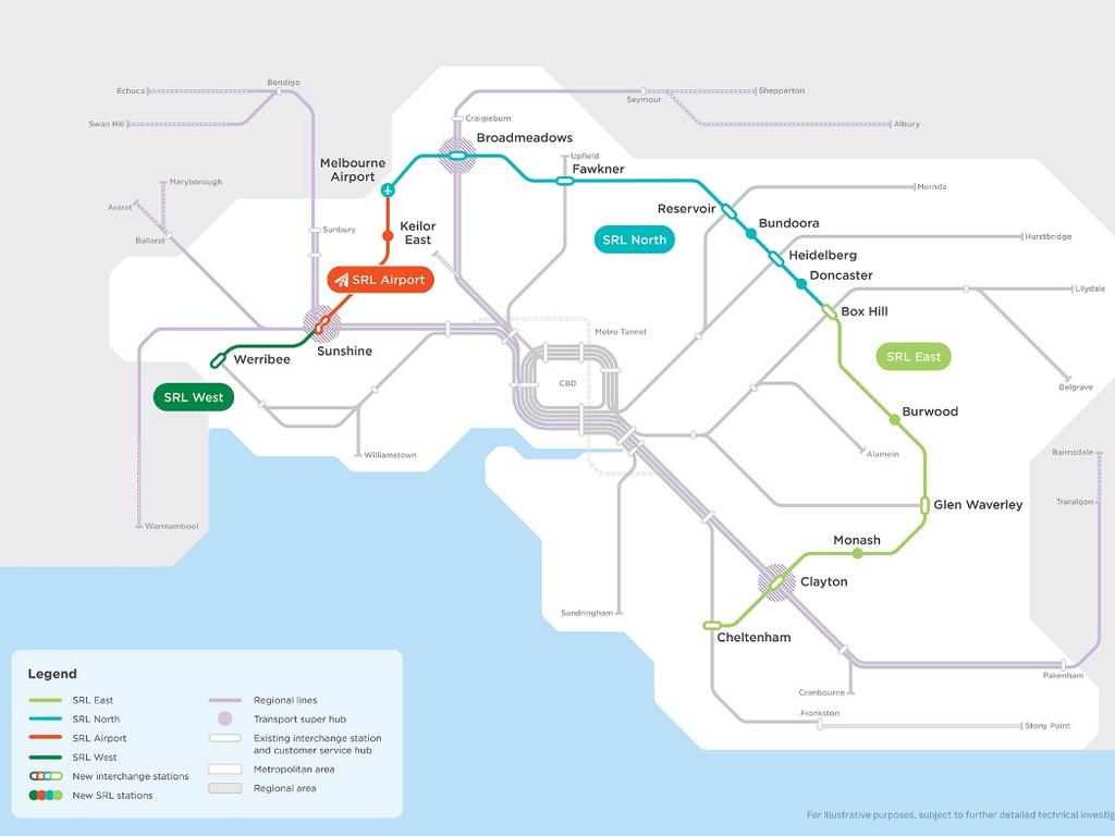 How Suburban Rail Loop’s first tunnels will be built | Herald Sun