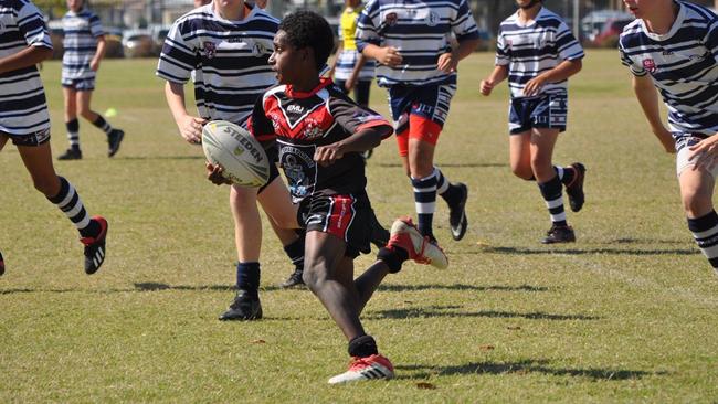 Manua Dau as a Bowen under 11 player.