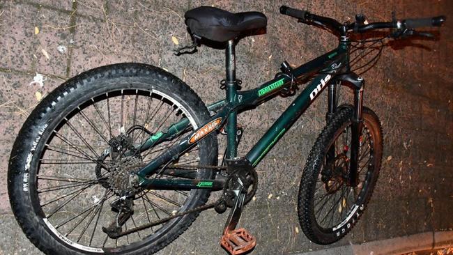 Jarrad Lovison’s bike remains missing.