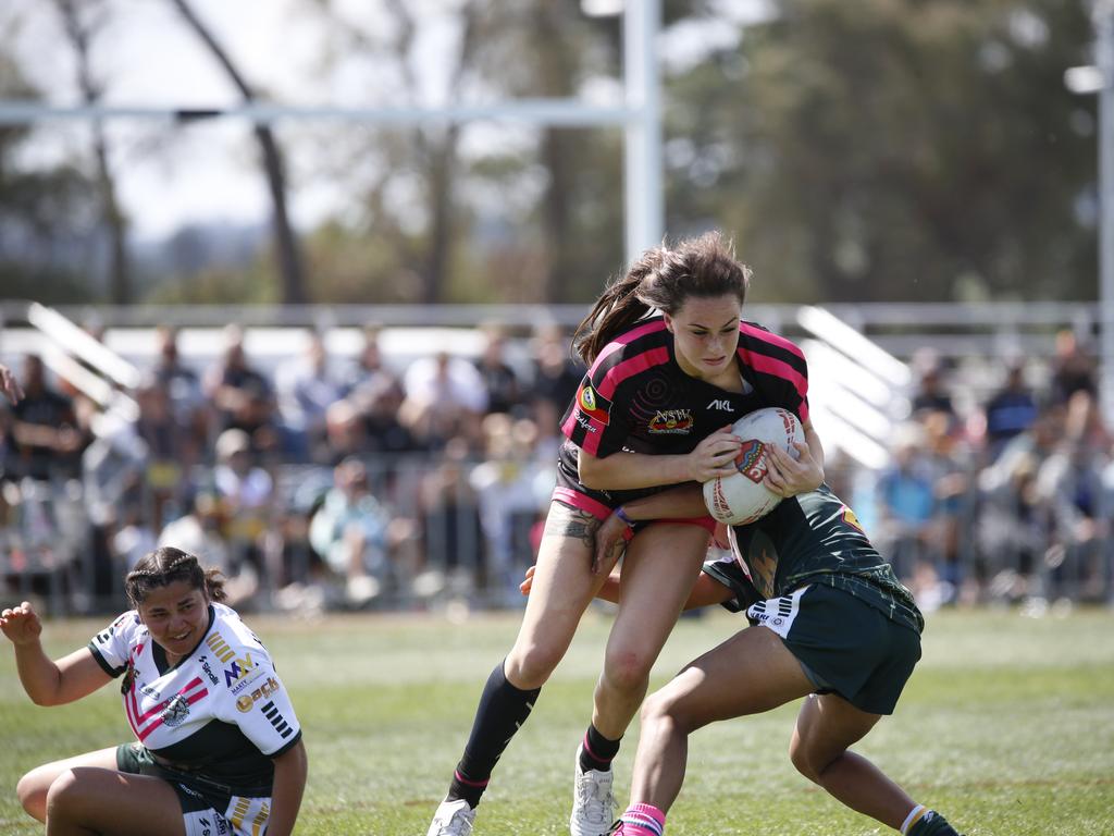 Koori Knockout - Day 4 Womens GF Redfern All Blacks v Bourke Warriors Monday, 7 October 2024 Hereford St, Bathurst NSW 2795, Australia, Picture Warren Gannon Photography